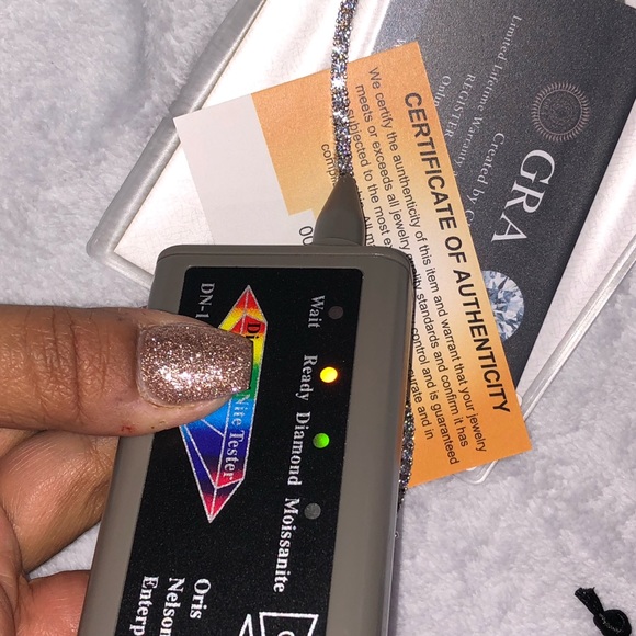 GRA Certified VVS Moissanite Diamond Tennis Bracelet 6 carats Pass Diamond Test - Picture 5 of 6